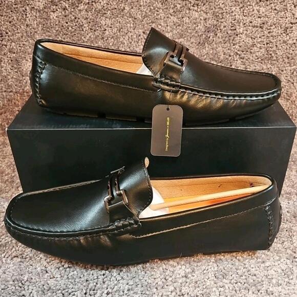 Men's Jousen Black Soft Penny Loafer. NWB. Size 12. Amy801. - Picture 2 of 6